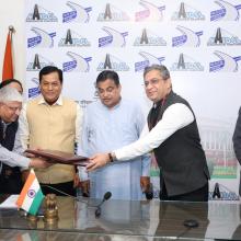 NHLML and IWAI signs MoU for state-of-art Multi-Modal Logistics Park in Varanasi