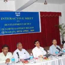 Inaugurartion of Low Level Jetty at Pandu Port on 18th April, 2009 & Laying of foundation stone for High Level Jetty at Pandu Port on 19th April, 2009